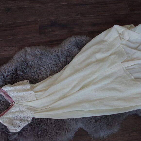 Beautiful Long Summer Cream Dress By The Clothing Company - Picture 2 of 7